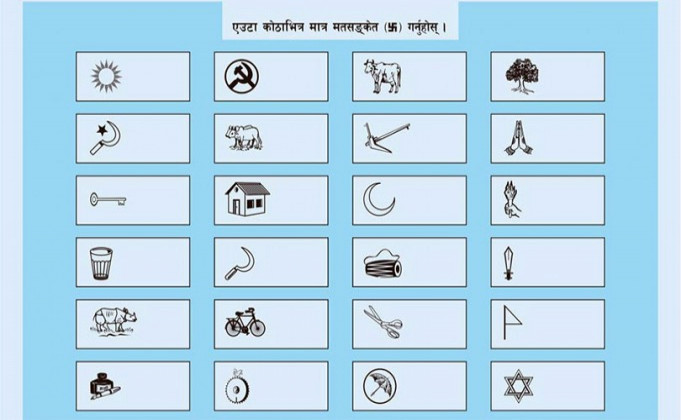 मतपत्रको परीक्षण छपाइ सुरु