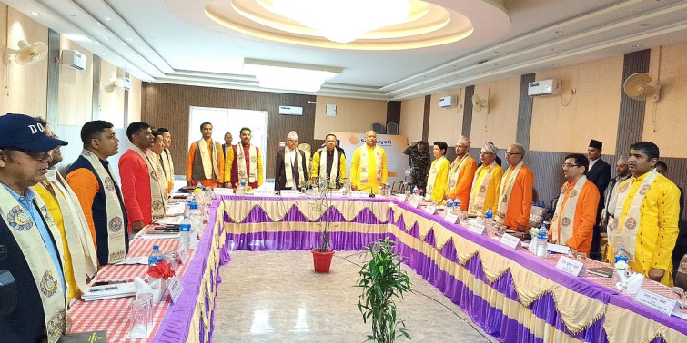 सातवटै प्रदेशका भौतिक पूर्वाधार विकासमन्त्रीहरू बर्दिबासमा भेला