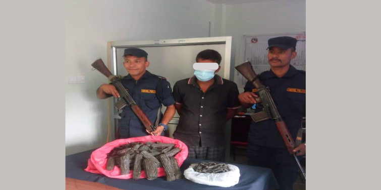 बझाङमा १२ किलो लागुऔषधसहित एक जना पक्राउ