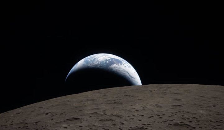 नासाले सार्वजनिक गर्‍यो पृथ्वी अस्ताउने र सूर्यग्रहणका दुर्लभ तस्वीरहरू
