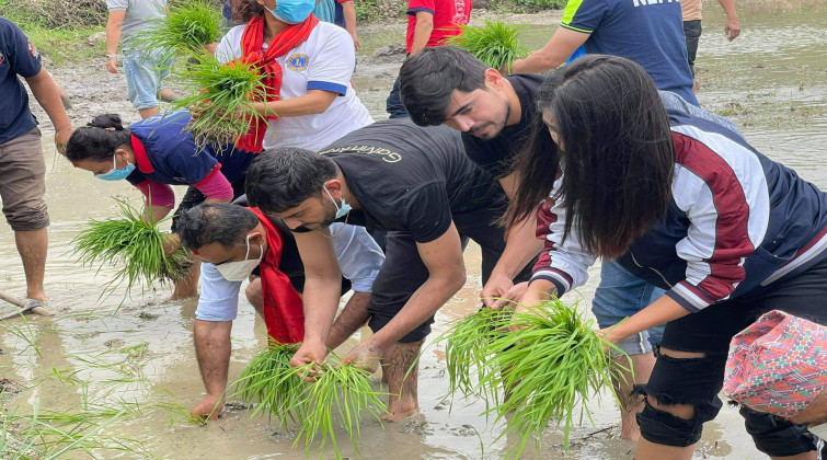 ‘खेलाडी खेतमा दुई दिन’ अभियान