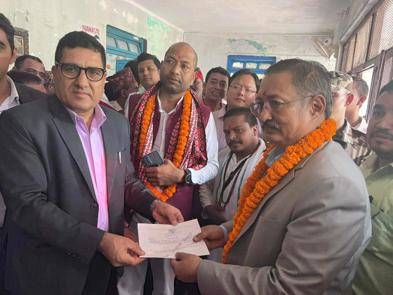 रुपन्देही ३ बाट खाँणले दर्ता गराए मनोनयन