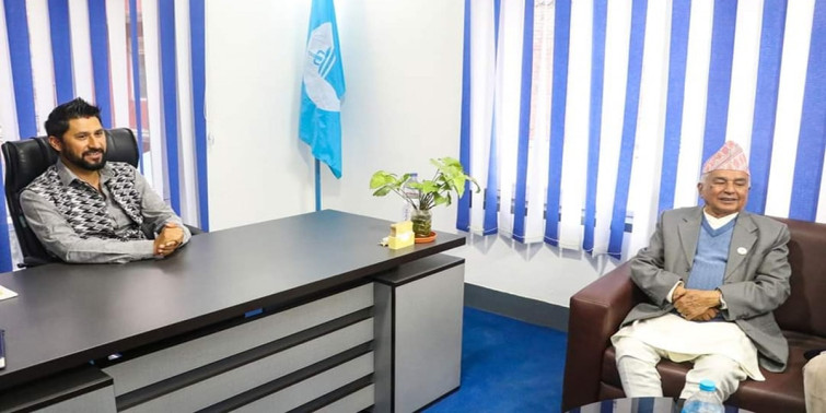 मत माग्न रास्वपा कार्यालय पुगे रामचन्द्र पौडेल