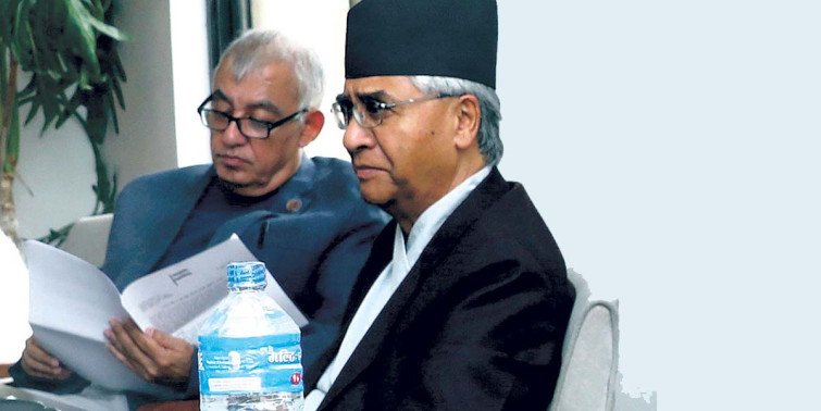 देउवा र कोइरालाबीच बालुवाटारमा भेटवार्ता