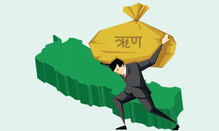 फेरी थपियो साढे दुई खर्ब सरकारी ऋण