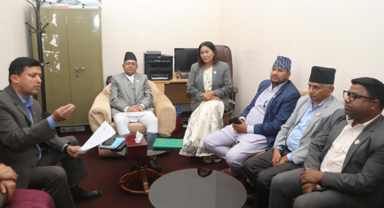 संसद् अवरोध खुलाउनेबारे छलफलमा सभामुख