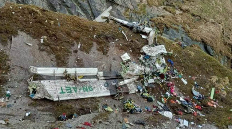 विमान दुर्घटनास्थलमा पुग्यो उद्धार टोली
