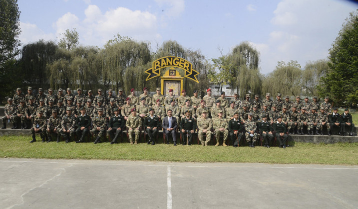 नेपाली सेना र अमेरिकी सेनाले मंगलबारदेखि एकमहिने संयुक्त अभ्यास गर्दै