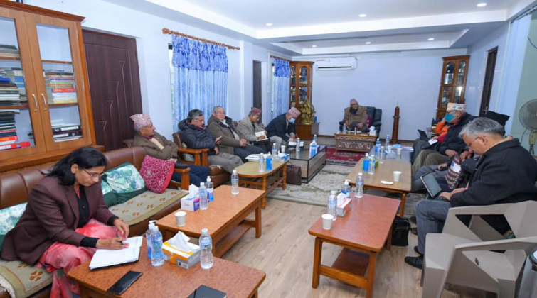 नेकपा एमालेको सचिवालय बैठक बस्दै
