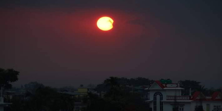 नेपालमा पनि सूर्यग्रहण सुरु