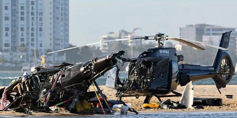 अष्ट्रेलियामा दुई वटा हेलिकोप्टर ठोकिँदा चार जनाको मृत्यु