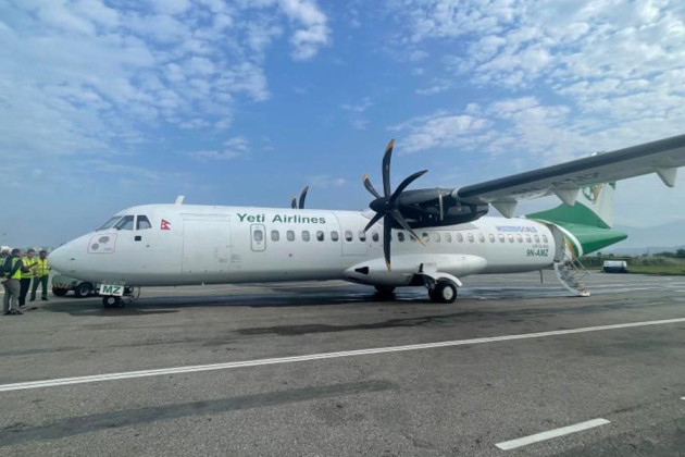 आज यती एयरलाइन्सका सम्पूर्ण नियमित उडानहरू रद्द