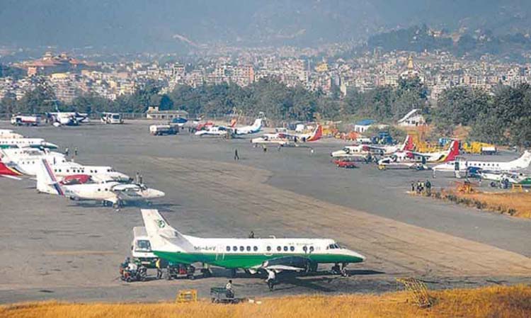 काठमाडौंबाहिर ३५ विमानले रात्रिकालीन पार्किङ थाले