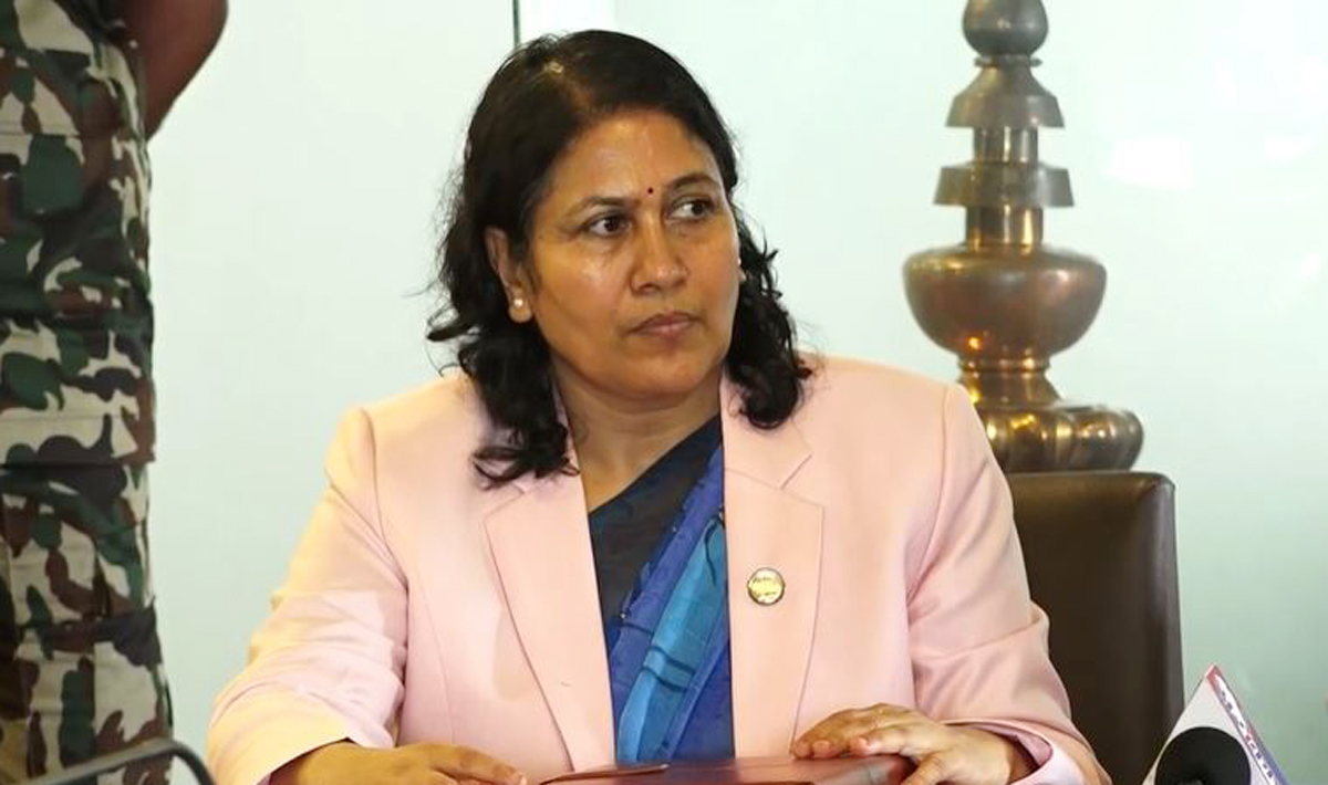 शिक्षामन्त्री विद्या भट्टराईद्वारा राजीनामा
