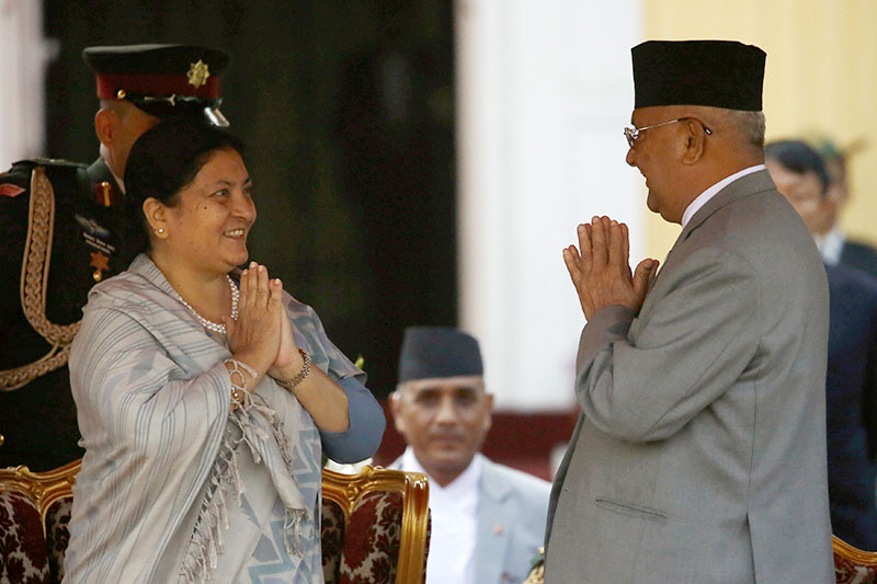विपक्षी दलहरुभन्दा अघि शितल निवास पुगे प्रधानमन्त्री