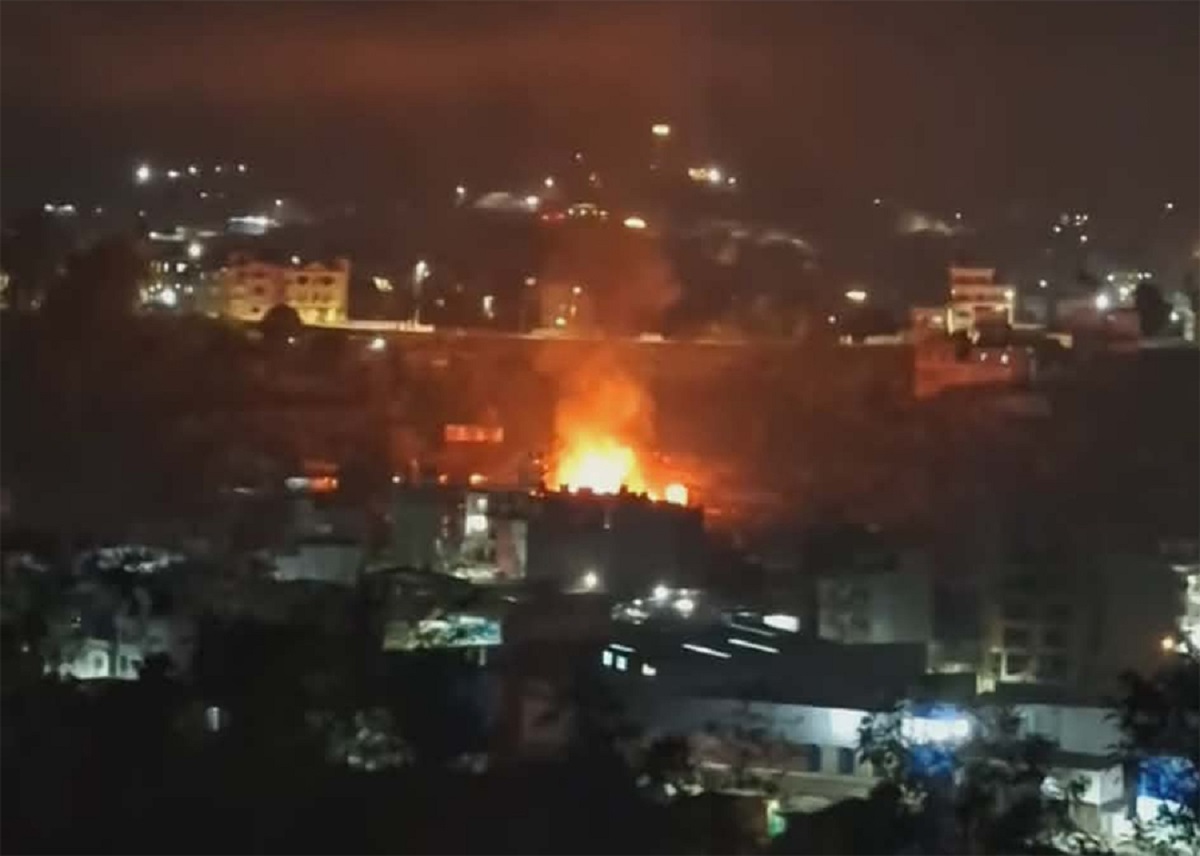 आगलागी हुँदा २४ परिवार विस्थापित