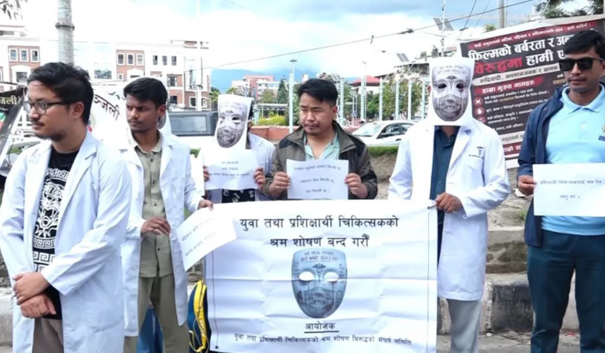 सहमति कार्यान्वयन नभए फेरि आमरण अनशन बस्ने इन्टर्न चिकित्सकहरूको चेतावनी