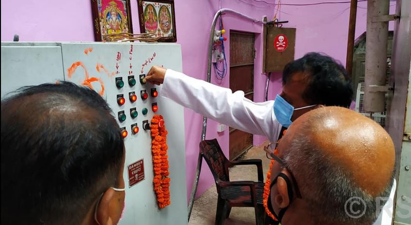 मुख्यमन्त्रीद्वारा अक्सिजन प्लान्टको उद्घाटन