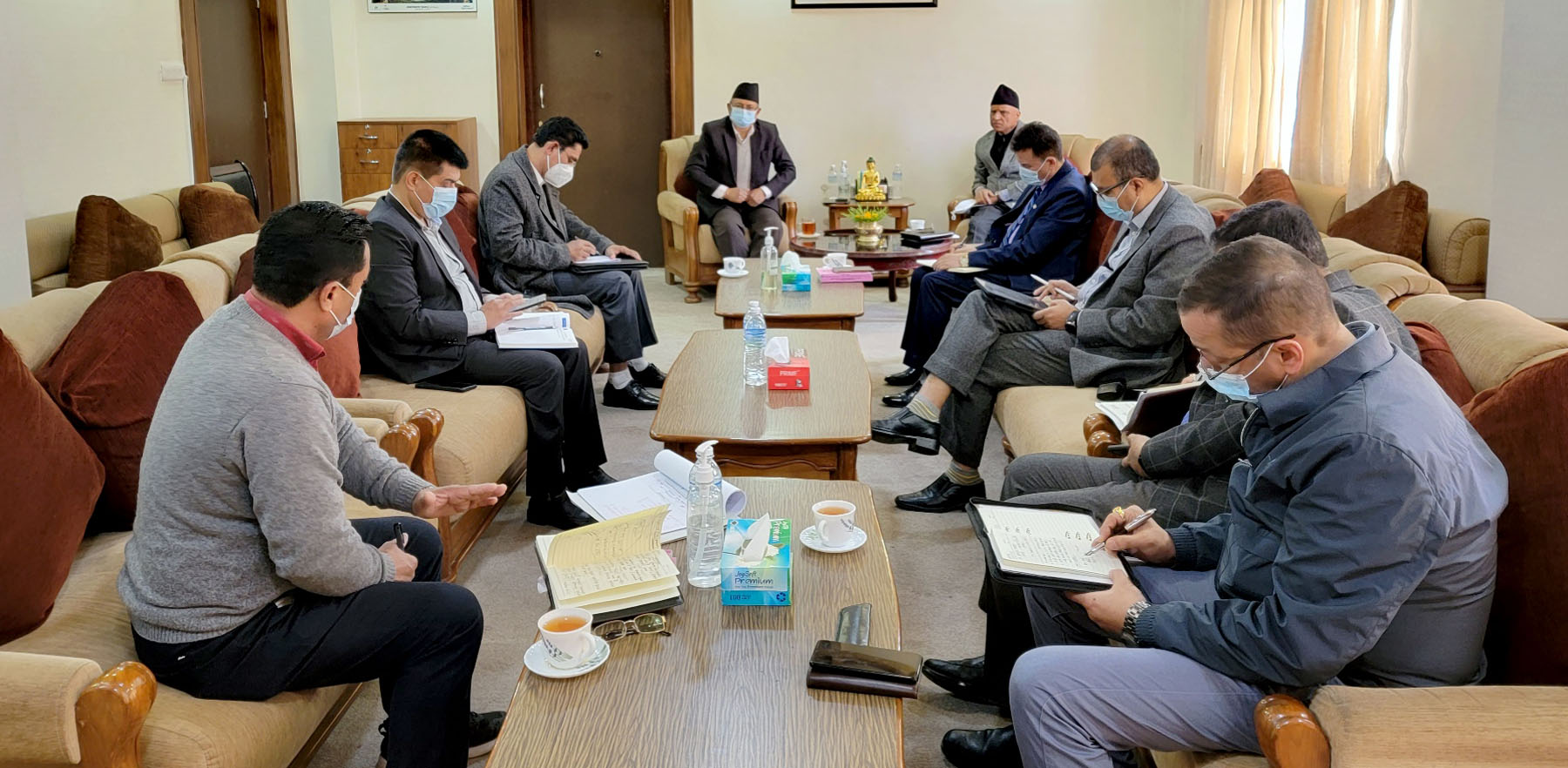 सरकार र विप्लव नेतृत्वको नेकपाबीच तीन बुँदे सहमति कार्यान्वयनबारे छलफल