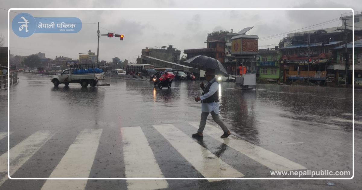 काठमाडौंमा भारी वर्षा, तराईका जिल्लाहरुमा यस्तो अवस्था