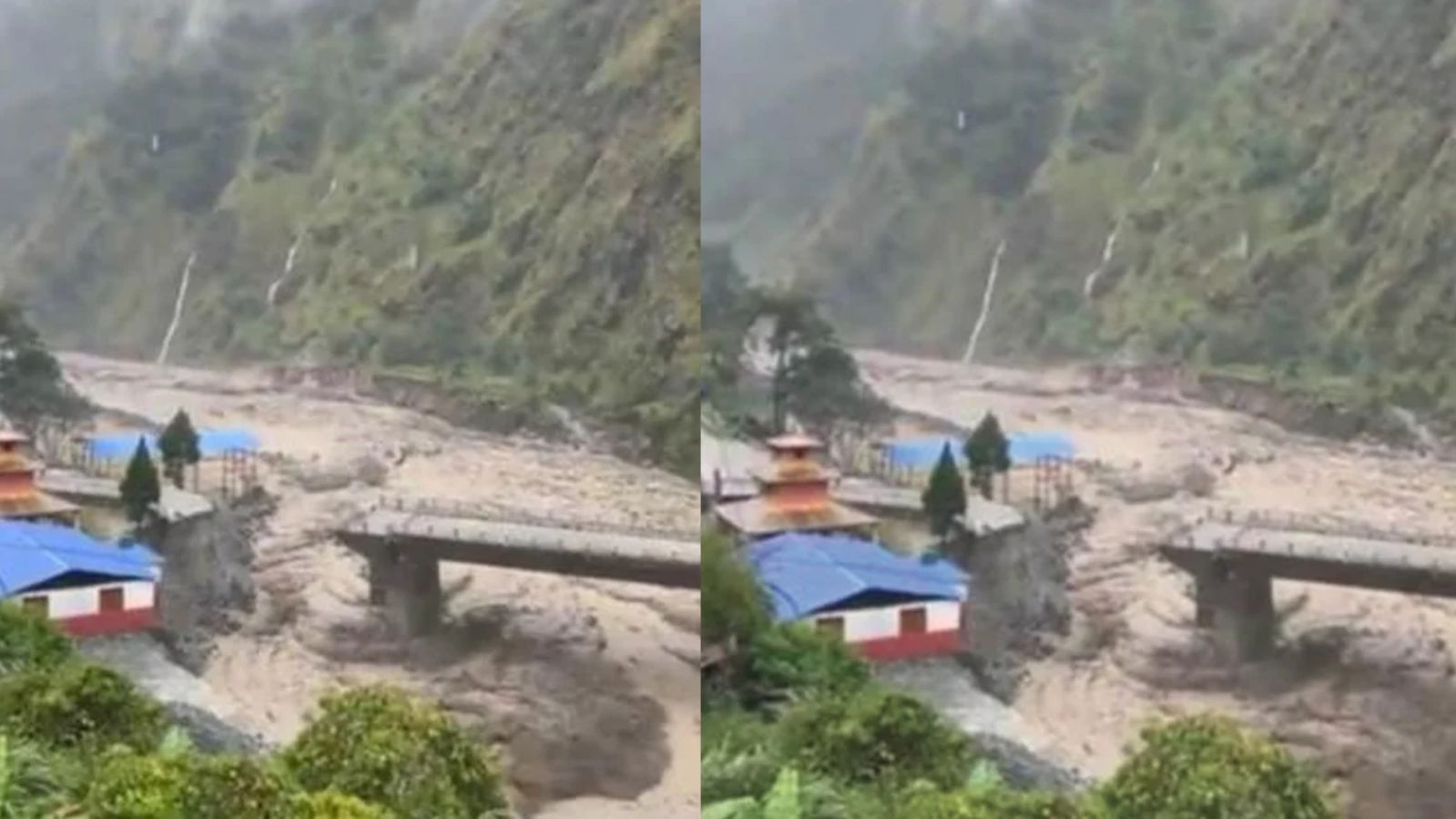 कालीगण्डकीको बाढीले पुल बगायो