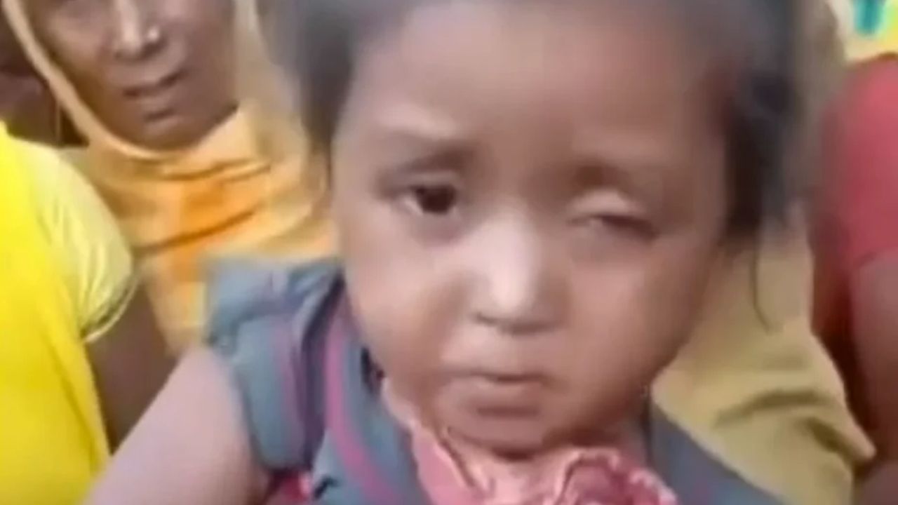 सकुशल भेटिइन बारामा हराएकी  बालिका