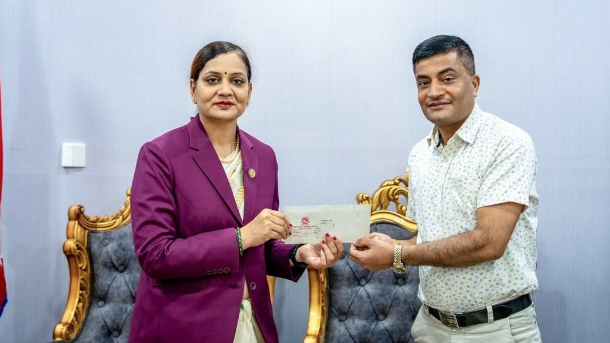 आयुर्वेद परिषद्को रजिस्ट्रारमा डा. अर्याल, मन्त्री मेहतासमक्ष लिए शपथ