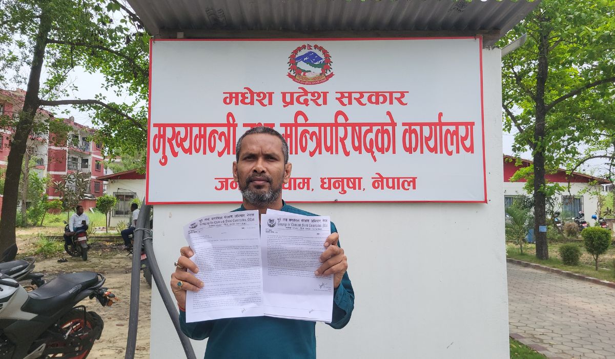 वन अनियमितताबारे गगन थापालाई सुनिल यादवको खुला पत्र