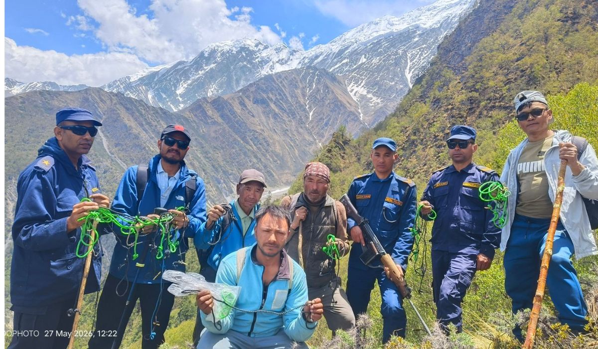 मुस्ताङमा १०५ अवैध पासो फेला पारेर नष्ट