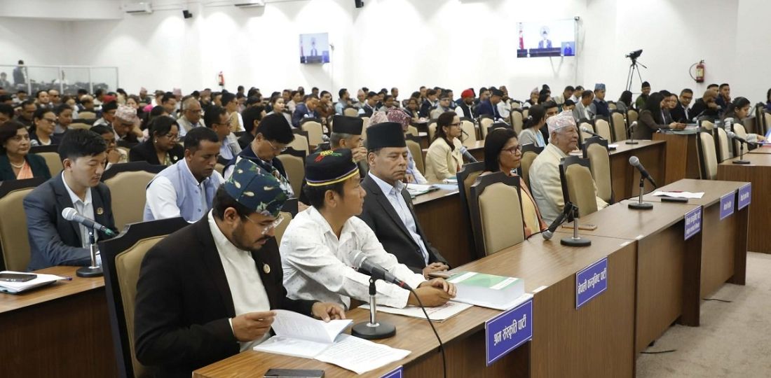 प्रतिनिधिसभाको बैठक १५ मिनेटका लागि स्थगित