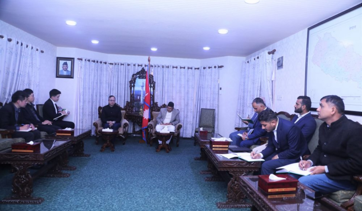 सभामुखसँग राजदूत सोङको बिदाइ भेट, नेपाल- चीन सहकार्यको चर्चा