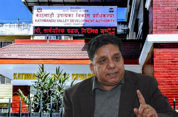 उपत्यका विकास प्राधिकरणका पूर्वआयुक्त  तिवारीविरुद्ध भ्रष्टाचार मुद्दा