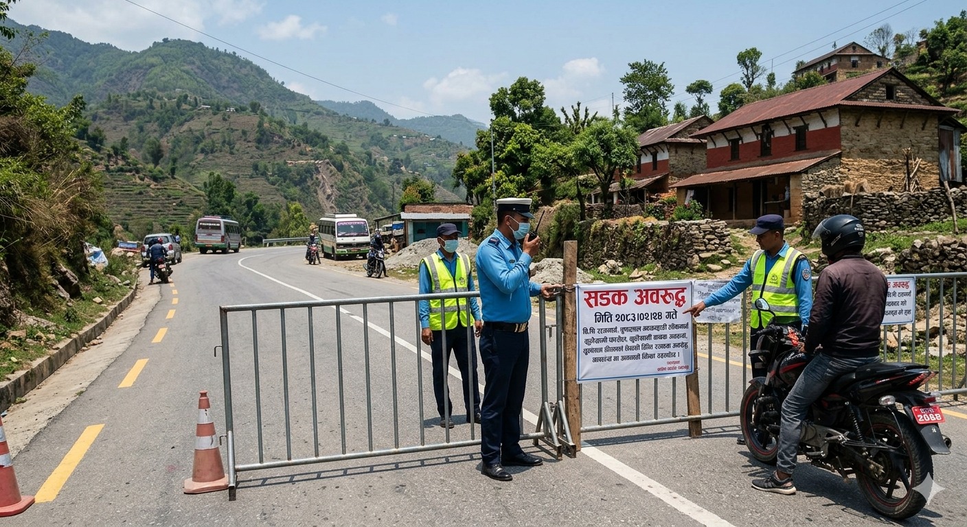 बाढी र सडक मर्मतका कारण देशभरका पाँच मुख्य राजमार्ग तथा सडक खण्ड अवरुद्ध