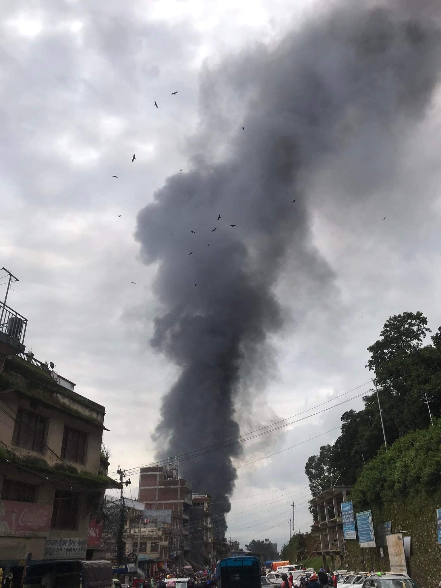 बालाजुको जुत्ता उद्योगमा आगलागी 
