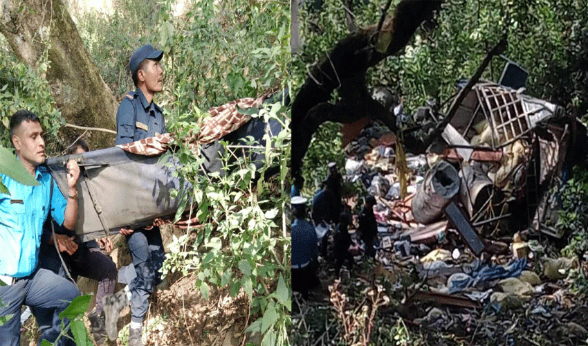डोटीमा मिनिट्रक दुर्घटना हुँदा तीन जनाको मृत्यु