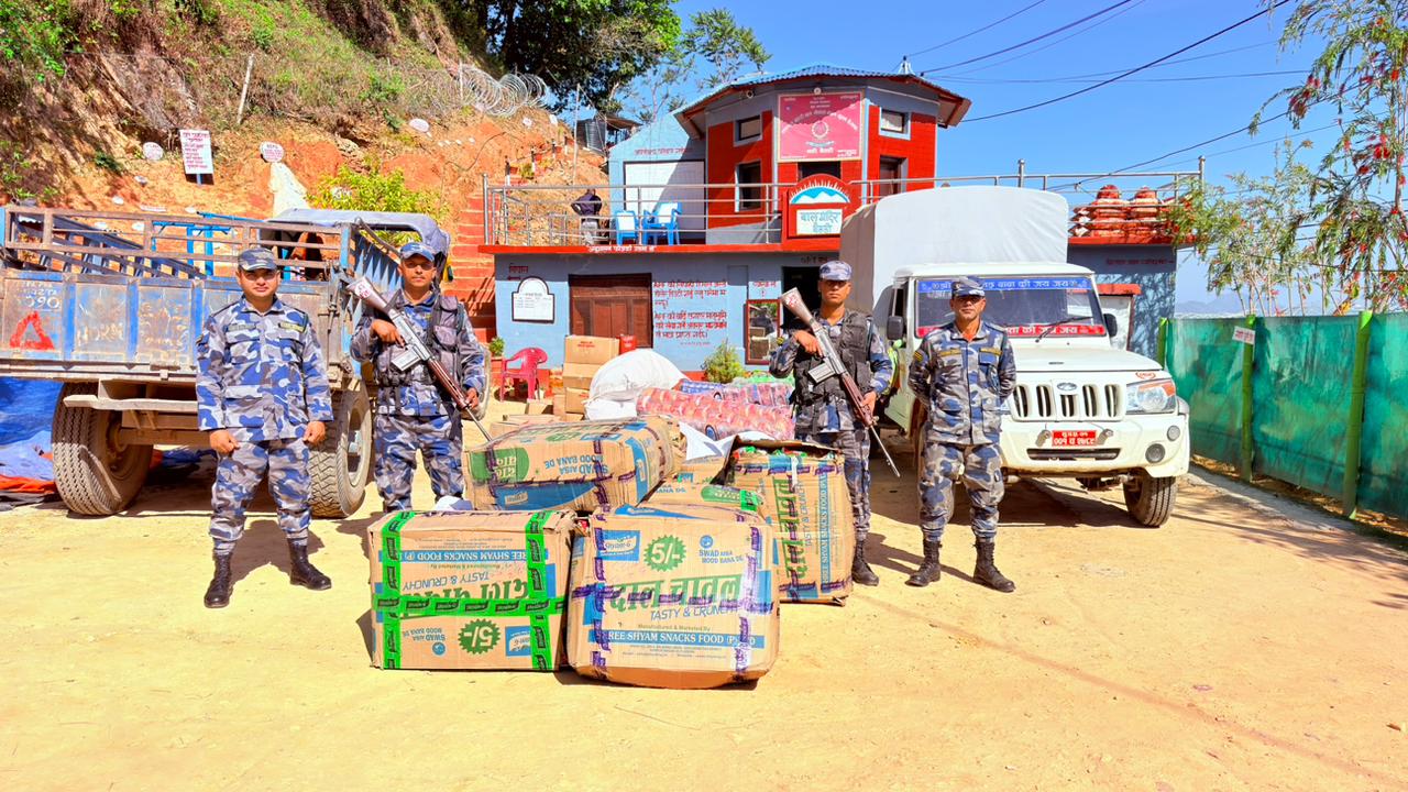 २१ लाख बढीका अवैध सामान बरामद