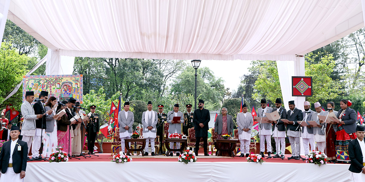 यस्तो छ बालेन क्याविनेटका मन्त्रीको वरीयता 