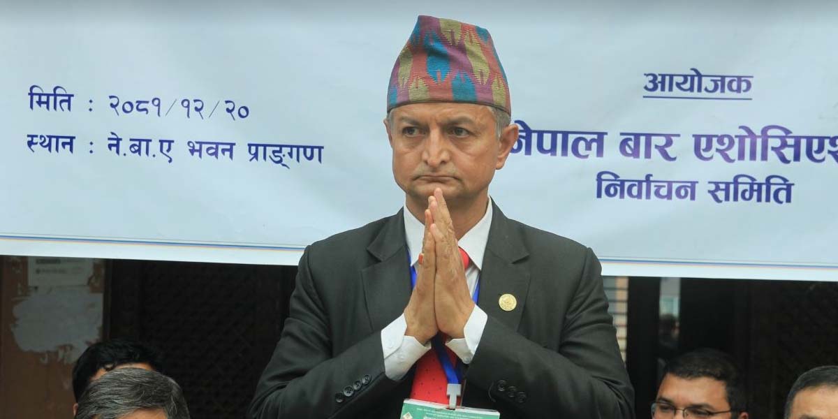 बार एसोसिएसनको अध्यक्षमा विजय मिश्र निर्वाचित