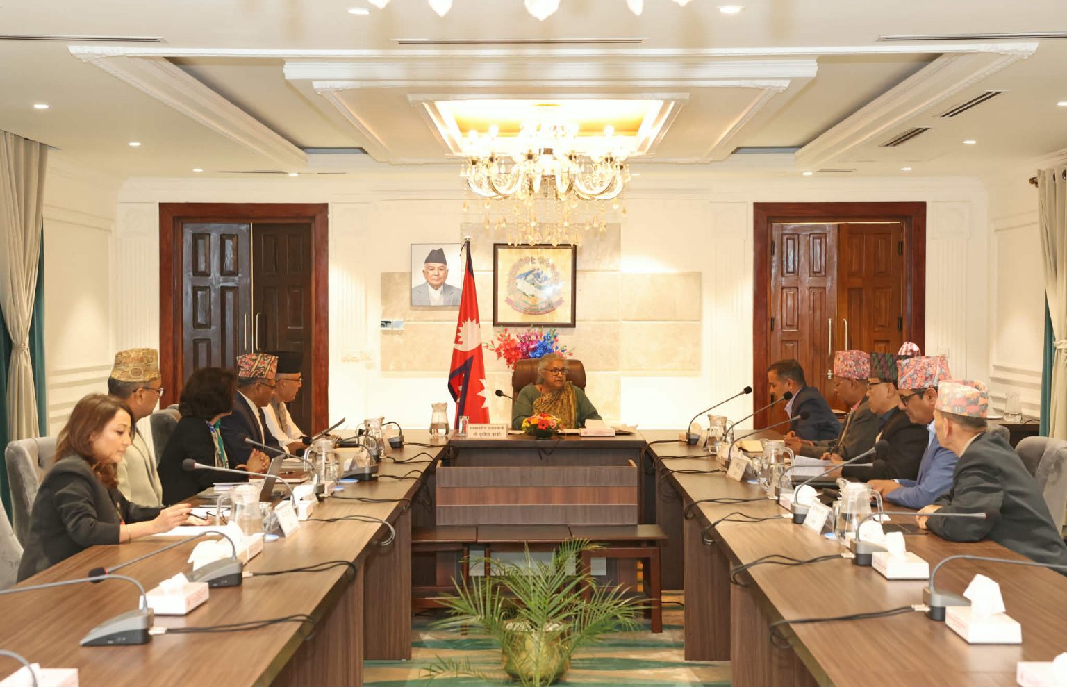 जाँचबुझ आयोगको प्रतिवेदन मन्त्रिपरिषद् बैठकमा पेश गरिँदै