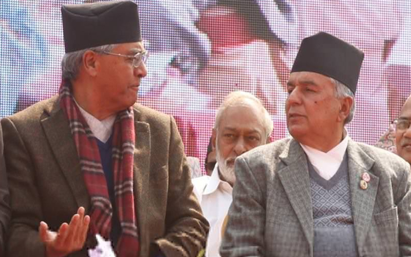 पौडेल निवासमा पुगेर देउवाले भने, ‘मलाई सहयोग गर्नुहोस्’