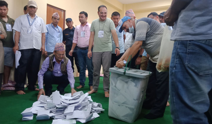 धनगढी उपमहानगरको मतगणना सुरु 