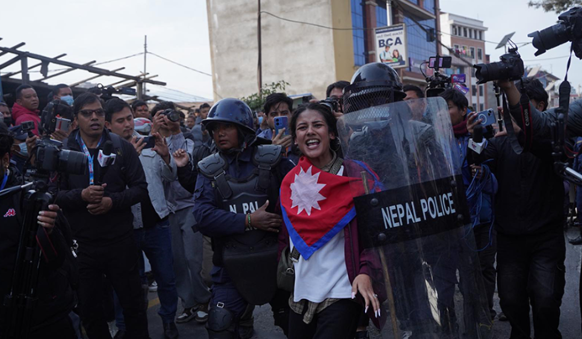 ‘जेनजीको माग सुशासन’ नारासहितको प्रदर्शनमा ५ जना पक्राउ