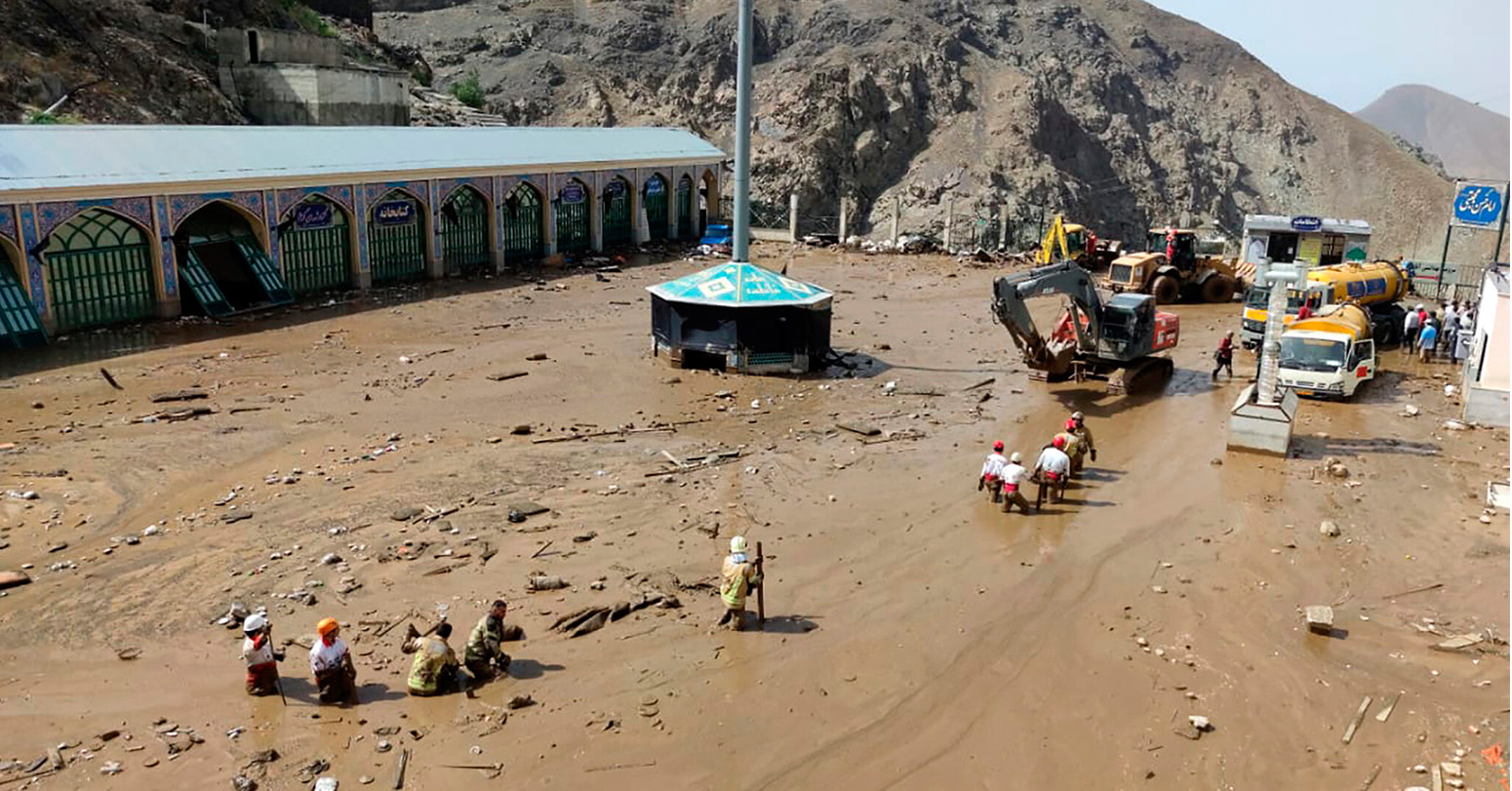 इरान बाढीः ५९ जनाको मृत्यु, ३० बेपत्ता