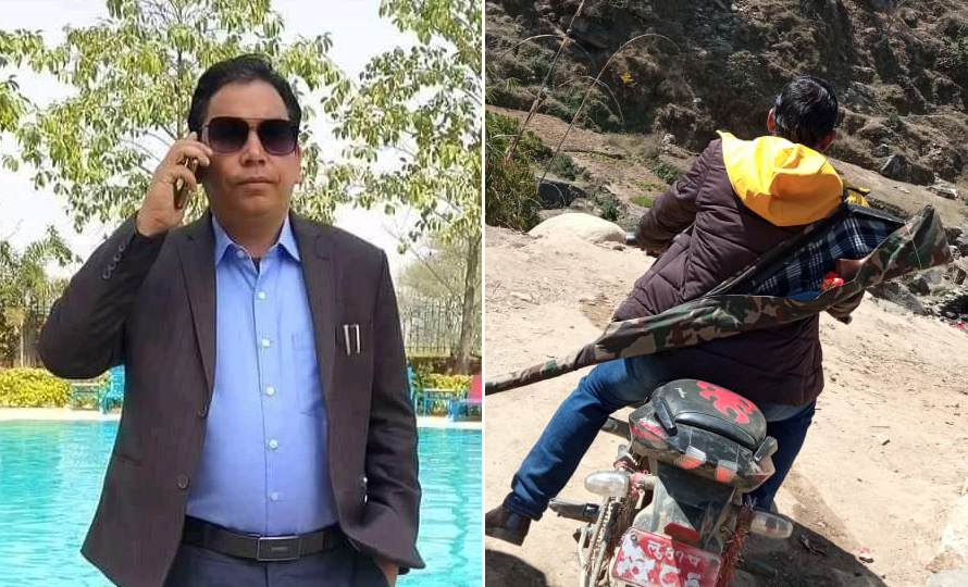 हतियारसहित हिँड्छन् गाउँपालिका अध्यक्ष