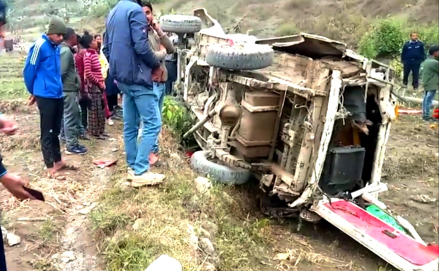 ओखलढुङ्गामा जीप दुर्घटना हुँदा २ जनाको मृत्यु