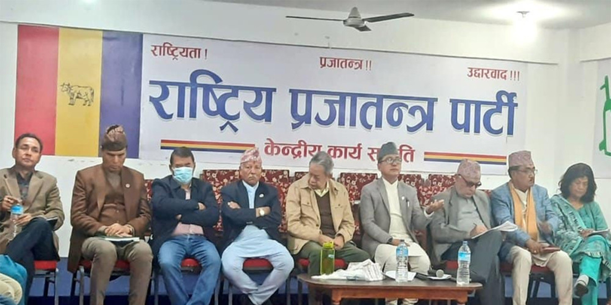 राष्ट्रपति निर्वाचनमा प्रस्तावक-समर्थक नबस्ने राप्रपाको निर्णय