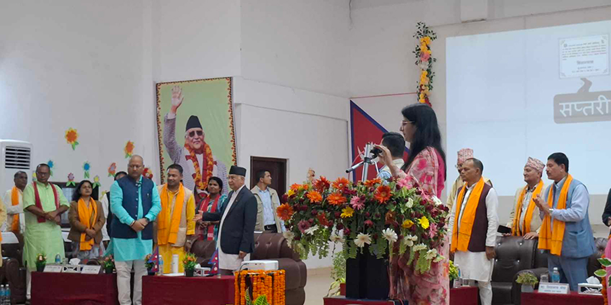 प्रधानमन्त्रीद्वारा मधेश प्रदेशका ६४ सडकको एकसाथ शिलान्यास