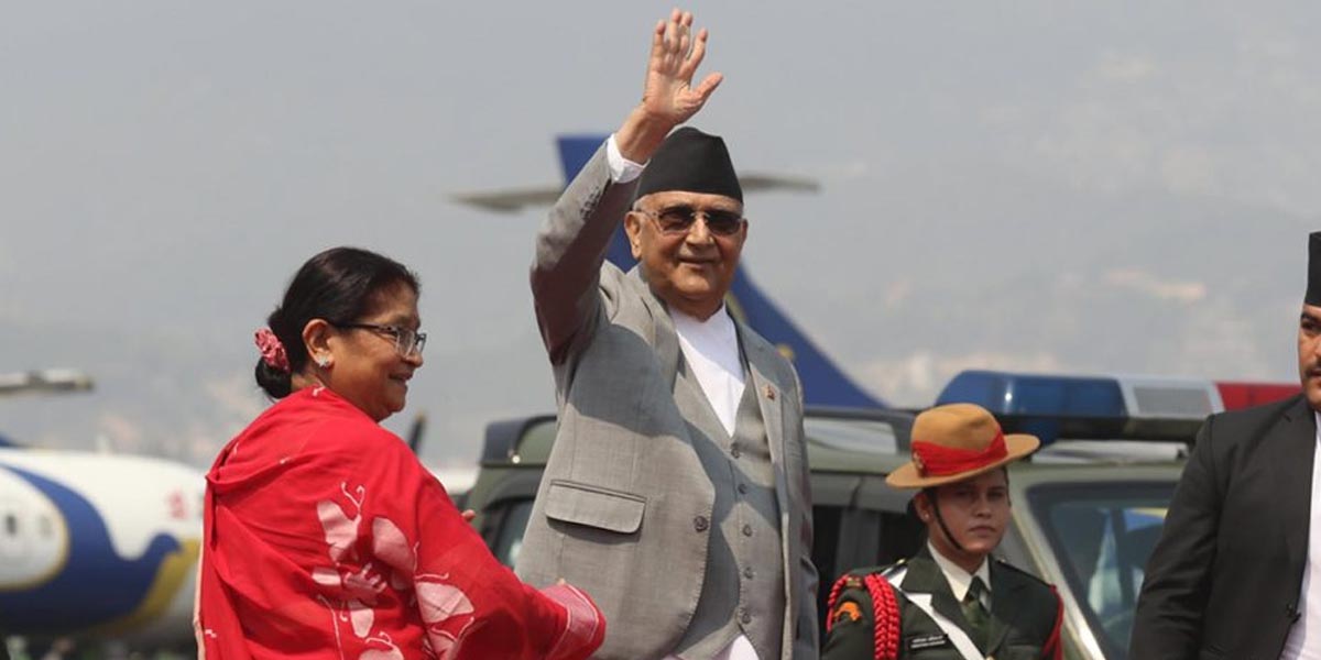 प्रधानमन्त्री थाइल्यान्ड प्रस्थान, कार्यवाहक प्रधानमन्त्रीको जिम्मेवारी सिंहलाई