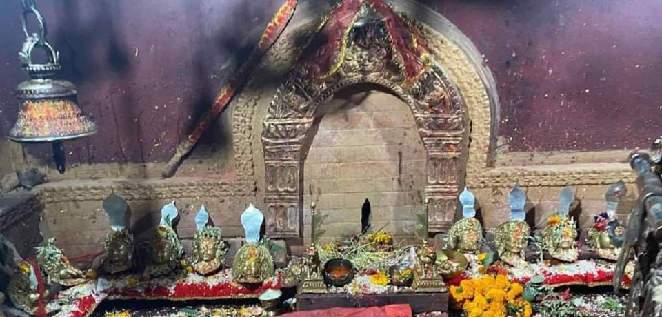 सुनाकोठीस्थित बालकुमारी मन्दिरबाट चोरी भएको मूर्ति फेला