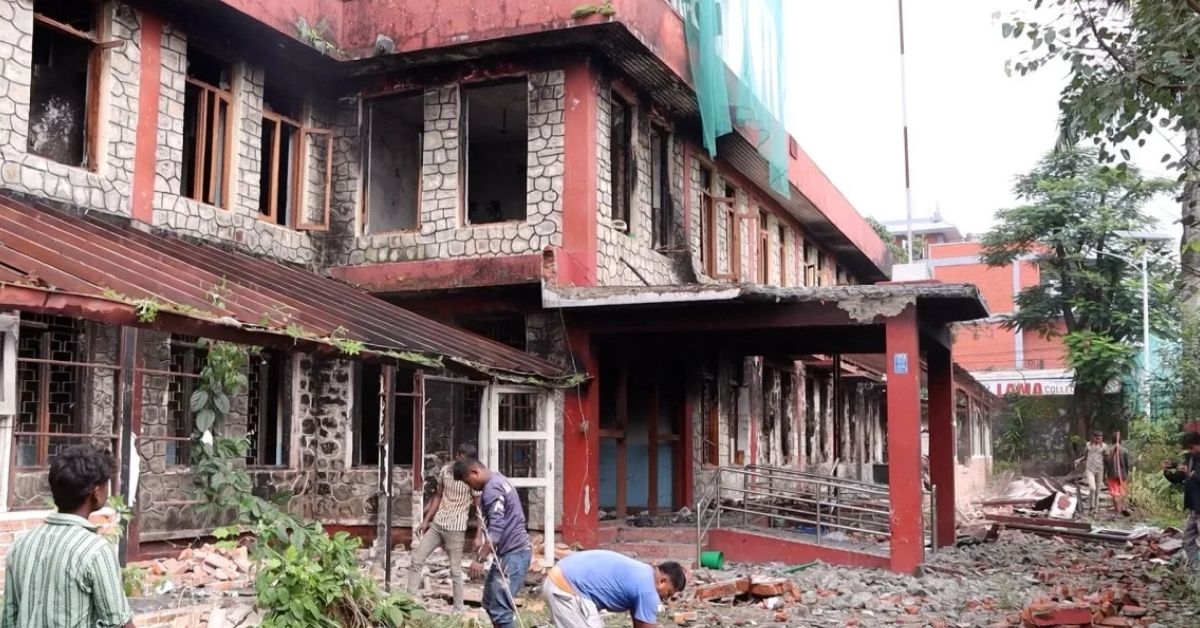 पोखराको पुरानो प्रशासनिक भवन भत्काउन थालियो